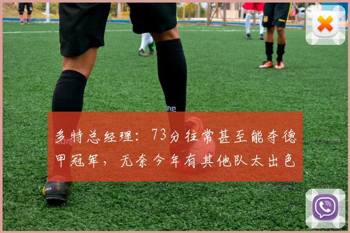多特总经理：73分往常甚至能夺德甲冠军，无奈今年有其他队太出色